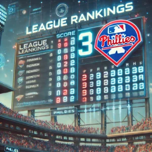 Phillies Score and League Rankings