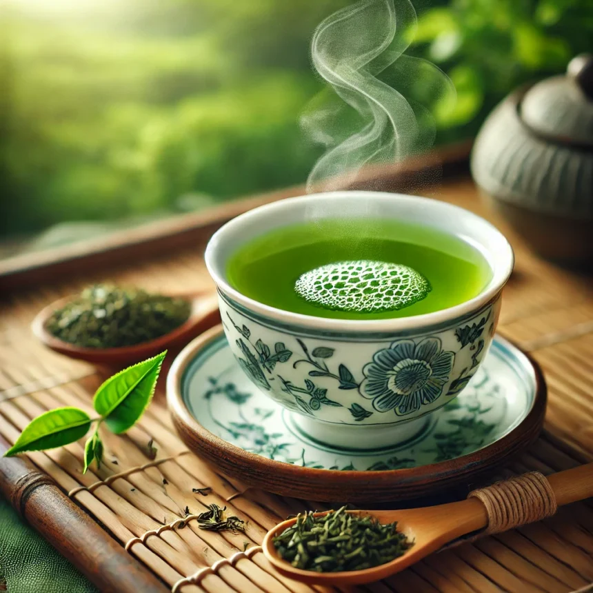 green tea shot